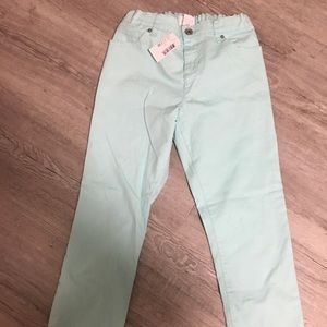 Children’s place nwt size 12 mint green jeans